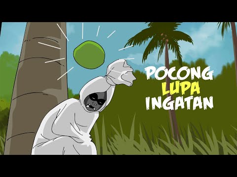 Pocong Lupa Ingatan - Kartun Hantu Lucu