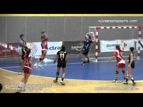 Balonmano Alcobendas-Mar Valencia 26-27.Pretemporada 2011-12. alcobendasdigital.com