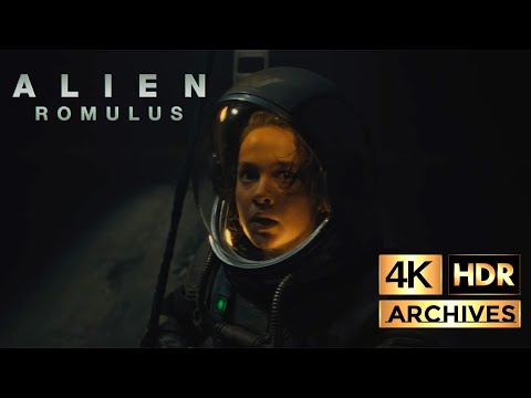 Alien: Romulus |4K-HDR| Final Fight 3/4 - Rain Vs Xenomorph Hybrid (2024)