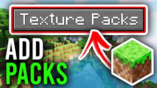 How To Install Texture Packs In Minecraft Java 202