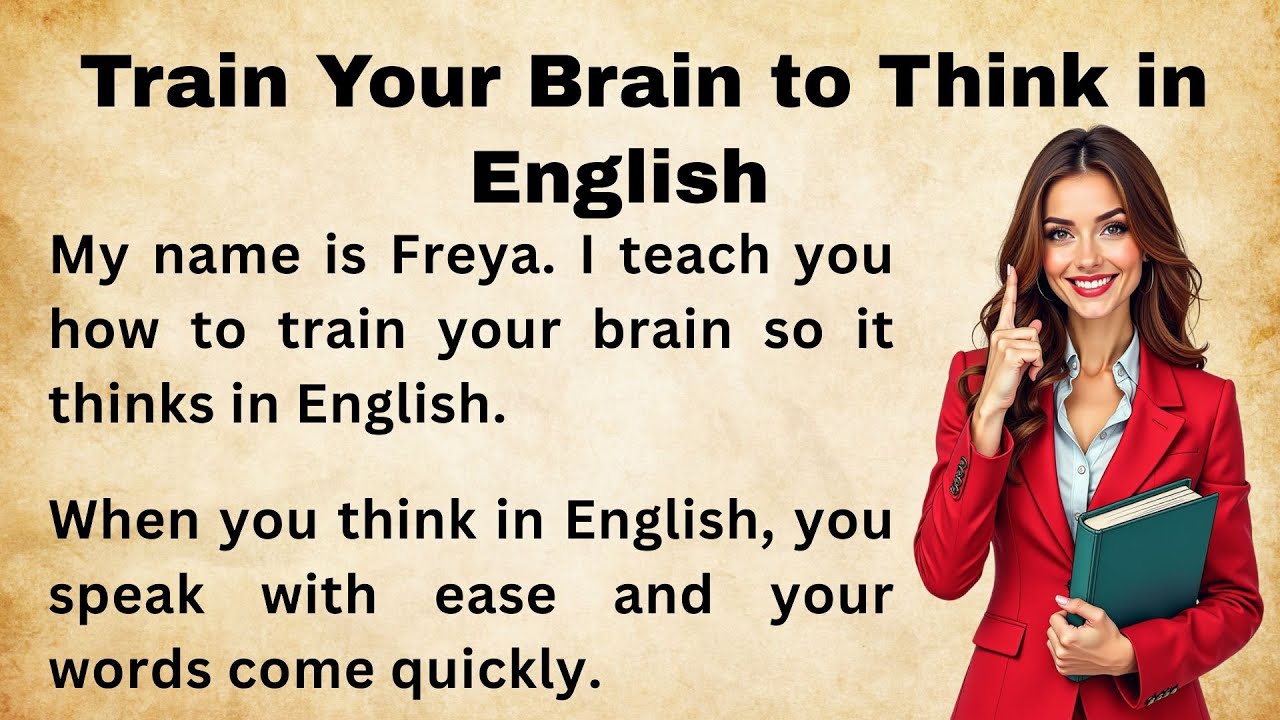 Think and Speak in English  || How to Improve Your English