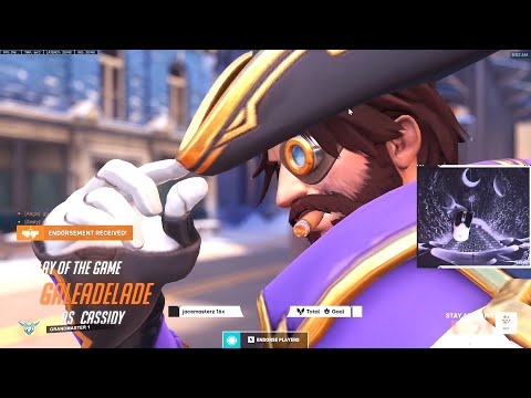 GALE CASSIDY GAMEPLAY - POTG! OVERWATCH 2
