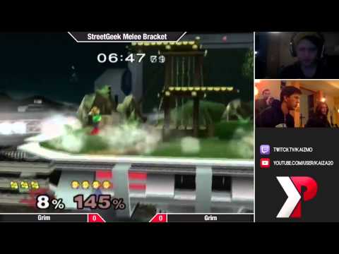 Streetgeek 14.07 - Losers Semis - Grim (Fox) vs Muscat (Zelda/Peach)