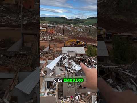 Por dentro dos estragos de Rio Bonito do Iguaçu #riobonito #tornado #paraná