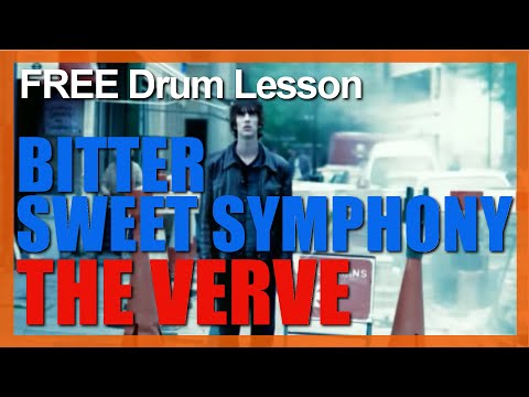 ★ Bitter Sweet Symphony (The Verve) ★ FREE Video Drum Lesson | How To Play SONG (Peter Salisbury)