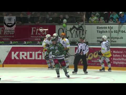 1. Halbfinalspiel EHC Olten vs. HC Ajoie 4:3 n.P.