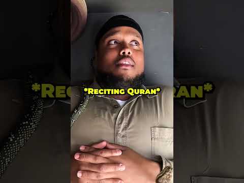 Chunkz beautiful voice reciting Quran 😍
