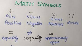 Math Symbols | A Guide to Essential Math Symbols | @e2writerb2 |