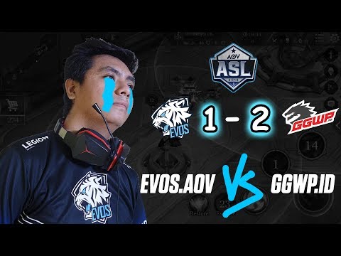 EVOS.AOV VS GGWP.ID | 1 - 2 | ASL | KALAH LAGI #MAAF #RIPTOKEN