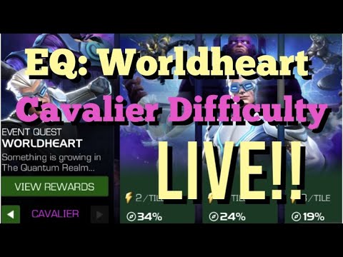 MCOC - EQ: Worldheart - Cavalier Difficulty - LIVE!!