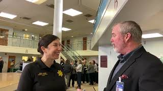 Supervisor Gore & Misti Wood in Sonoma County Jail