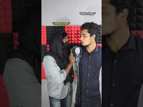 🧐En Rojaa Neeye - Recording😂💥❤️‍🔥Female singer😜💯 #shorts #shortsfeed #tamilcomedy #tamil #comedy