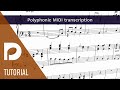 Video 9: Polyphonic MIDI transcription | Introducing Dorico 4