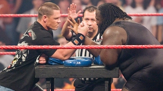 John Cena vs Mark Henry - Arm Wrestling Contest: R