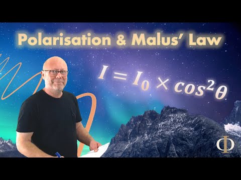 Malus Law (derivation and use) + What is Intensity (Polarisation Part 2 -  Waves - Physics)