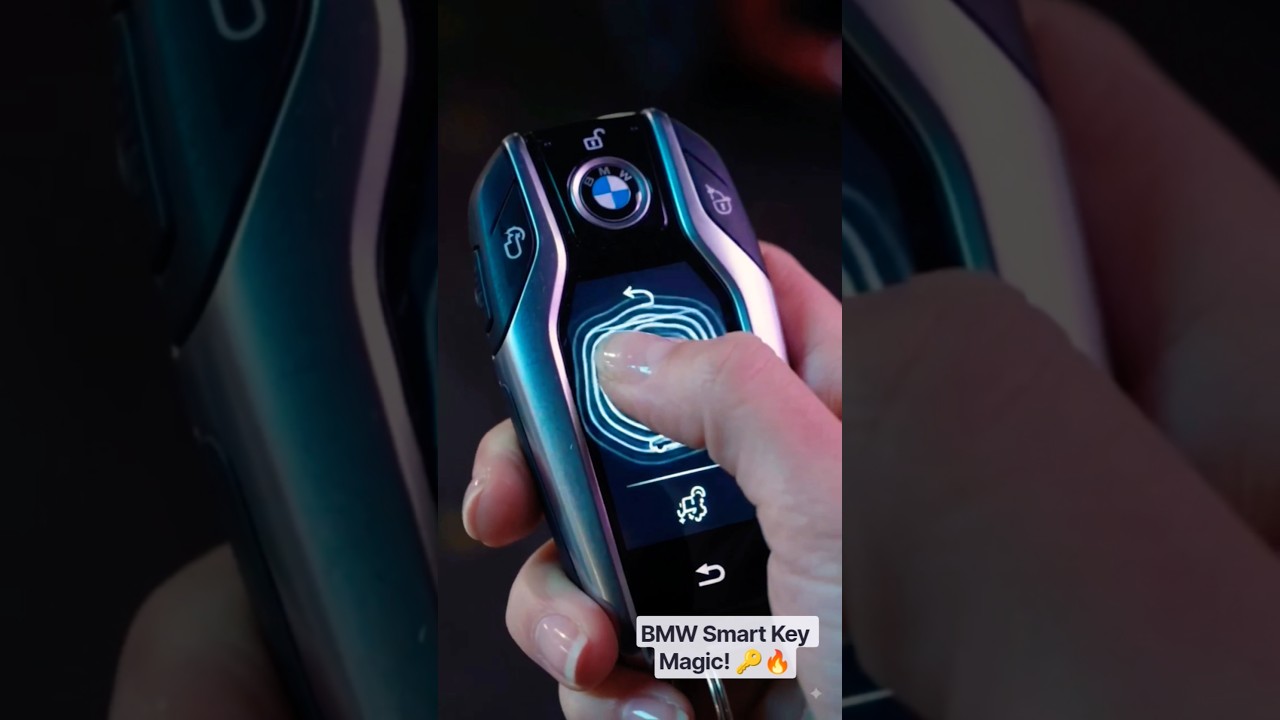 BMW Smart Key Magic! 🔑🔥 shorts #bmw #smart key #car lowers