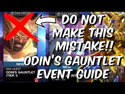 DO NOT MAKE THIS MISTAKE! - Odin's Gauntlet Event Guide & Breakdown - Marvel Contest of Champions