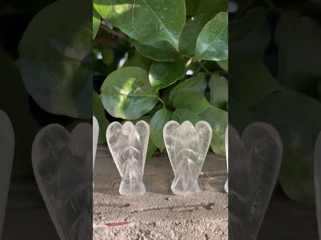Vídeo relacionado con Figura de ángel de piedra preciosa, ángel de la guarda, cristal curativo, talismán, amuleto de la suerte, estatua de ángel Fengshui, decoración (Amatista)