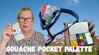 Setting Up My tiny ART TOOLKIT Palette I Packing My Bum-Bag for Easy Plein Air Painting!