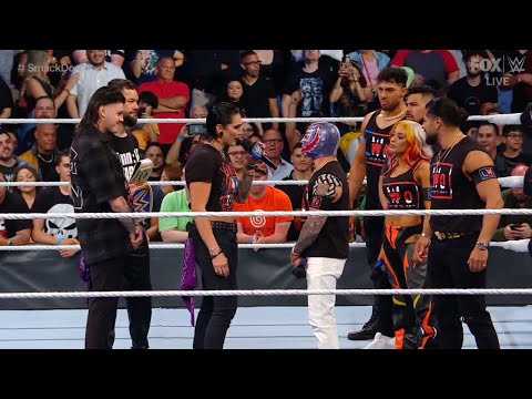 The Judgment Day confronts Rey Mysterio and LWO - WWE SmackDown 5/5/2023