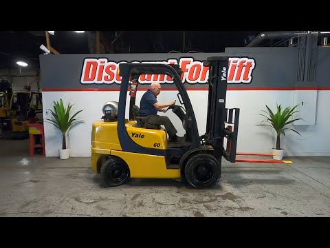 YALE GLP060VXEVSE093 6,000lb LP (Propane) #480E - Forklift for Sale