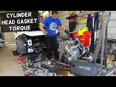 CYLINDER HEAD GASKET TORQUE SPECS SEQUENCE DODGE DART 2.4