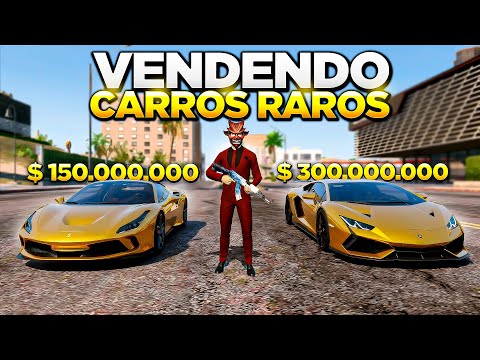VENDENDO CARROS SUPER RAROS E GANHANDO MUITO DINHEIRO NO ONE STATE RP