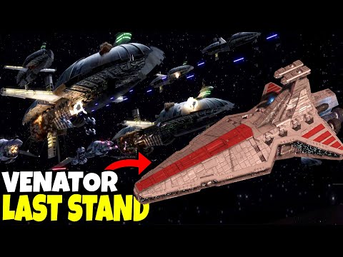 A Republic Venator VS Entire DROID FLEET!? - Star Wars EAW: Fall of the Republic Mod S2E11