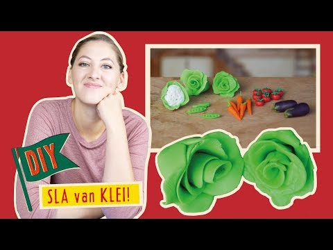Tiny Lettuce from Polymer Clay