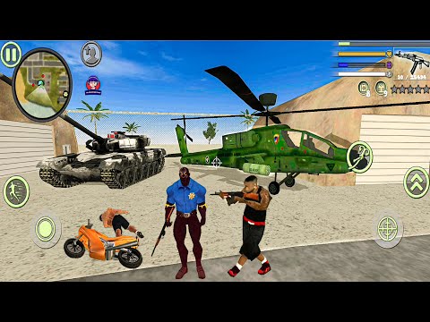 Panther Police Spider Rope Hero Vice Town Simulator Mission Kill Army Captain #19 Android Gameplay