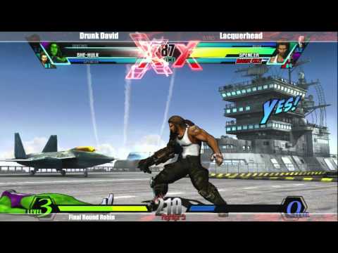 Final Round Robin : DrunkenDavid vs LaquerHead UMvC3