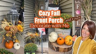 Decorate with Me Cozy Fall Front Porch + Autumn BBQ Chili Recipe