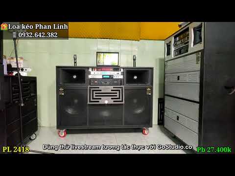 Dàn loa kéo điện 3 bass PL 2418 - Công suất lớn - Sử dụng Vang số cao cấp