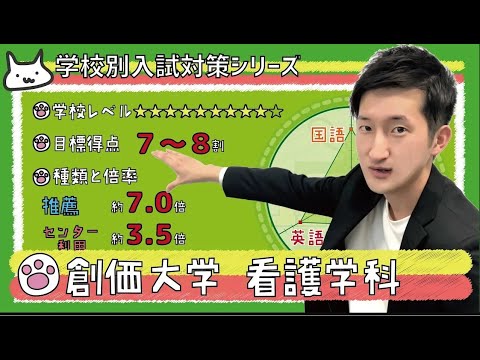 看護学科 【再アップ】創価大学 看護学科の傾向と対策【看護受験チャンネル】