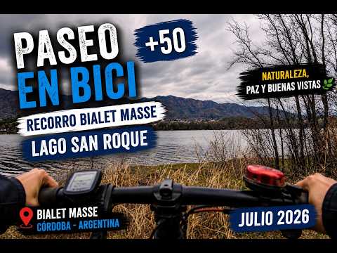 Córdoba en Bici +50  Bialet Masse, costanera río Cosquín, San Roque , zona de pezca