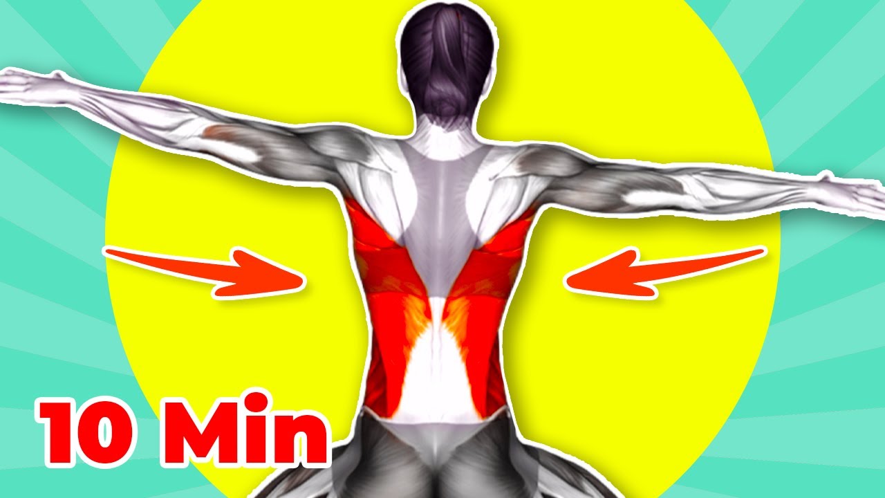 ➜ 10-MIN Back Fat Workout Standing ➜ Burn Back Flab