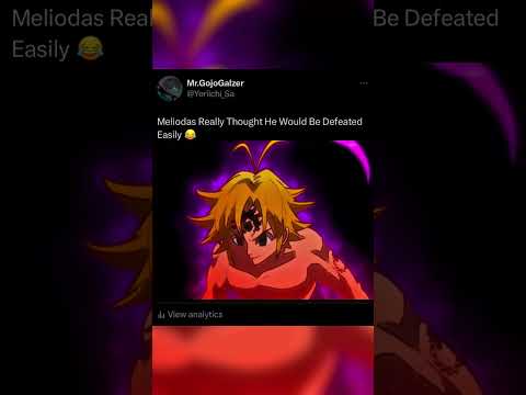 When Meliodas Realized Escanor Is Not Normal 😲 #sevendeadlysins #fyp #foryou #viral #youtubeshorts