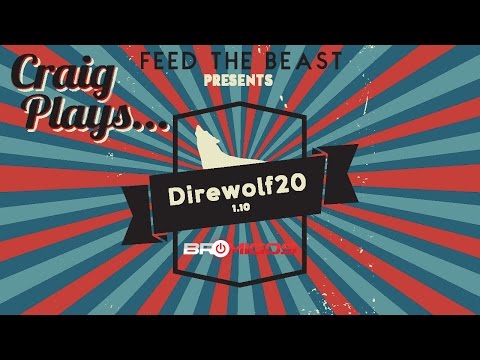 Direwolf20 Modded Minecraft Pack - Episode 2 - Tinkers and Botania [Minecraft Modded Gameplay]