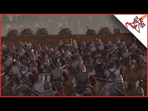 30 STEAM TANKS vs 7018 HANDGUNNER - Total War: WARHAMMER