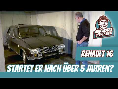Forgotten in the underground garage for over 5 years – will this Renault 16 still start?