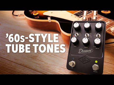 Universal Audio Dream '65 Reverb Amplifier Pedal | Sweetwater Universal Audio Dream '65 Reverb Amplifier Pedal | Sweetwater