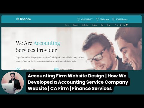 Accounting Firm Website — website by 24siteshop