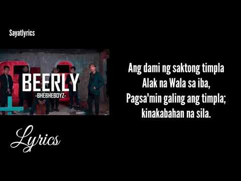 Beerly- Bhebheboyz | Yearly Parody | Lyrics
