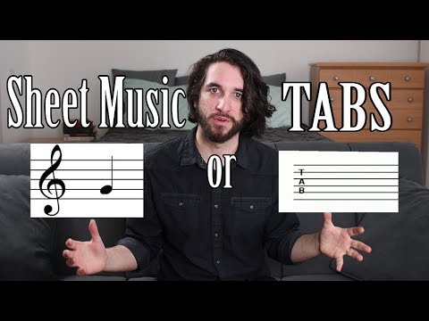 TABS or SHEET MUSIC: Which is Better?