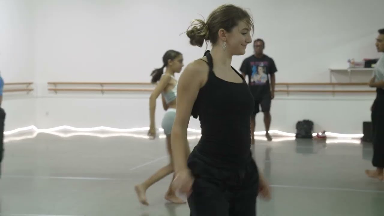 Young dancers training at Flagler School of Dance