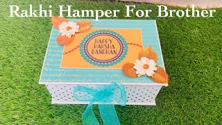 Rakhi Hamper Customised / Rakhi gift for brother