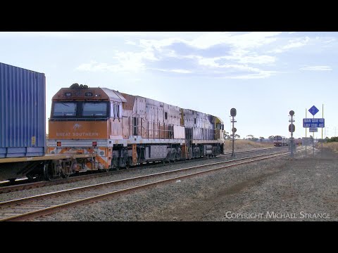 Pacific National 3MA5 & SCT/SBR 7922v Container Trains Cross (24/1/2023) - PoathTV Railways