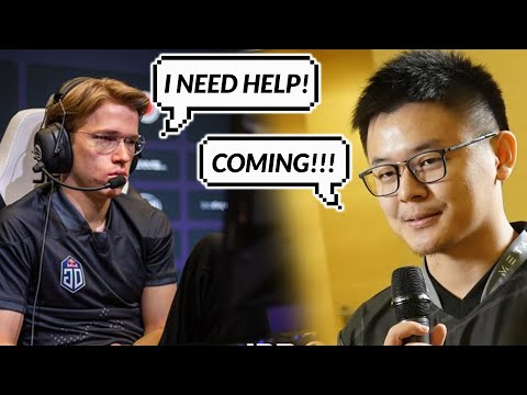 MidOne is Becoming a Roamer to Help Topson at Middle lane
