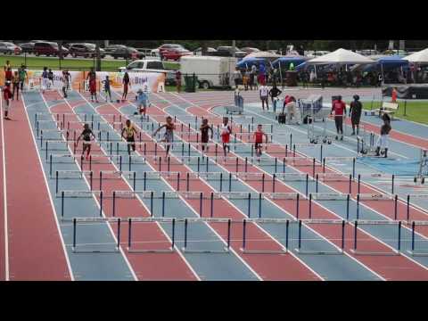 Orange Bowl FLYTAF 2017 - 80m Hurdles -  12 Boys Division