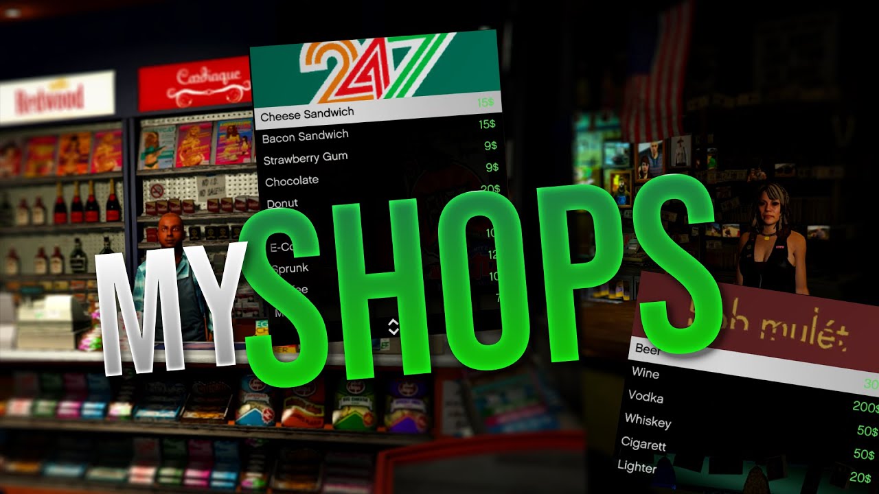 myShops - with buy/sell option, integrated Peds and NativeUI (Paid) thumbnail 2